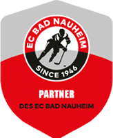 Partnerplakette des EC Bad Nauheim — docunova ist Partner des Eishockeyvereins